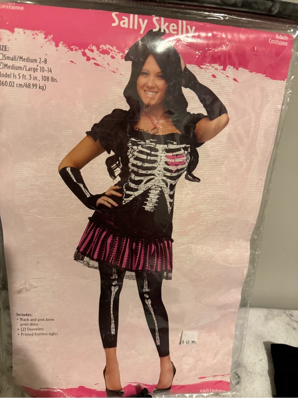 Halloween Sally Skelly Women's Costume